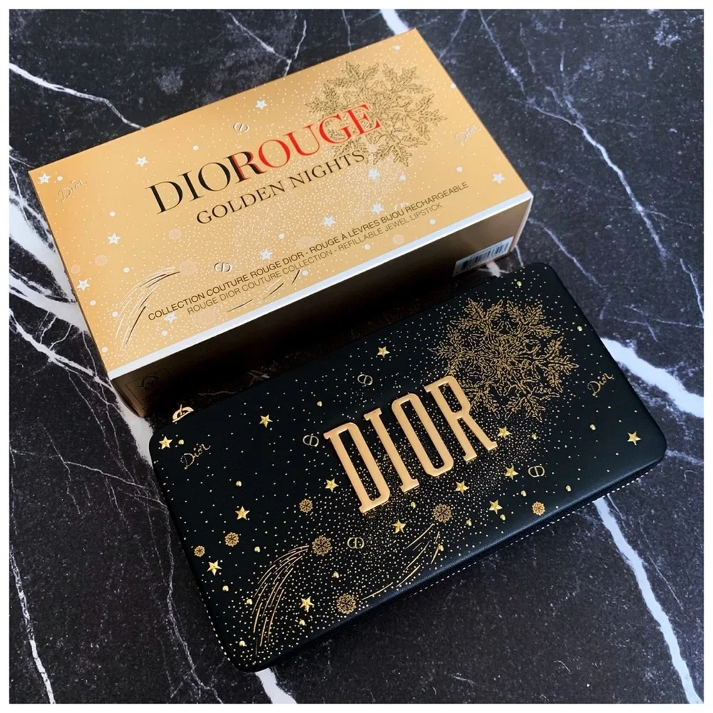 Dior Limited Edition Rouge Golden Nights Collection Clutch Handbag Case Only NEW - Picture 2 of 5
